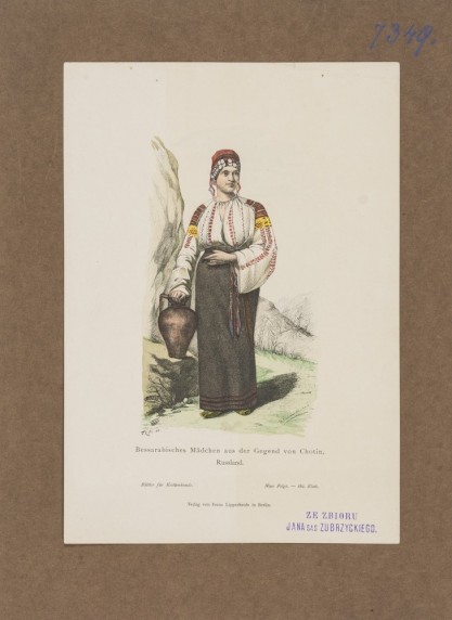 Franz Joseph Freiherr von Lipperheide, Dziewczyna z okolic Chocimia