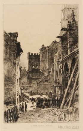 Le vieux chateau a Moulins [Stary zamek w Moulins], 1878