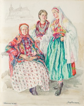 Trzy kobiety z Wilamowic, 1934