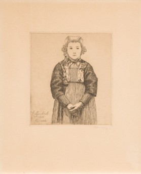Dziewczynka w stroju bretońskim, 1914