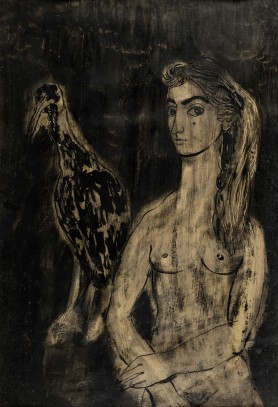 Dziewczyna z ptakiem, 1959