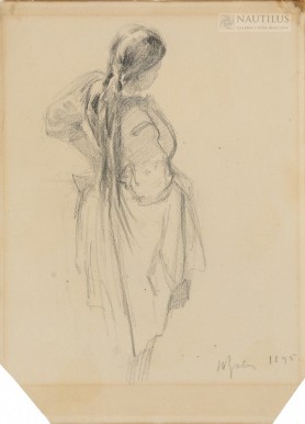 Portret wiejskiej dziewczyny, 1895