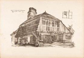Lublin. Domek mieszczański na Podzamczu, 1917