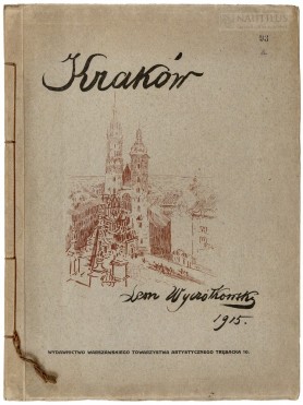 Kraków. 12 autolitografii kredą i piórem…, , 1915