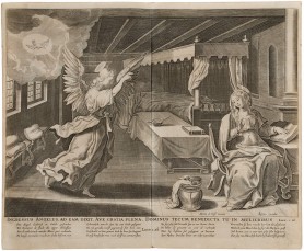 Anioł zwiastuje Marii (Łuk. 1.26), 1686