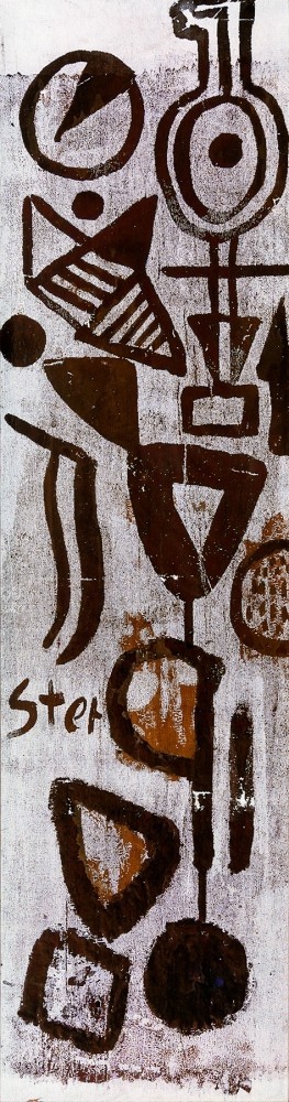 Kompozycja [matryca do sitodruku], początek lat 60. XX wieku