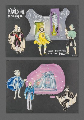 Scenografia i kostiumy do spektaklu „Królowa Śniegu”, 1967
