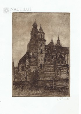 Kraków. Katedra na Wawelu, lata 20. XX wieku